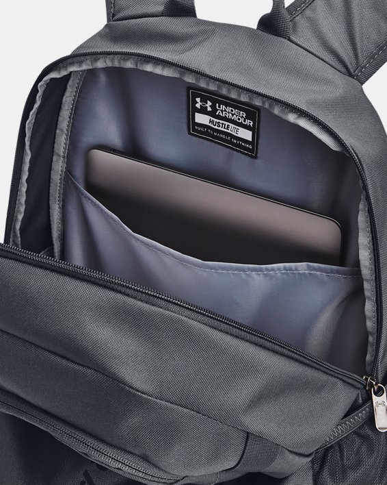 UA Hustle Lite Backpack, Gray, pdpMainDesktop image number 3